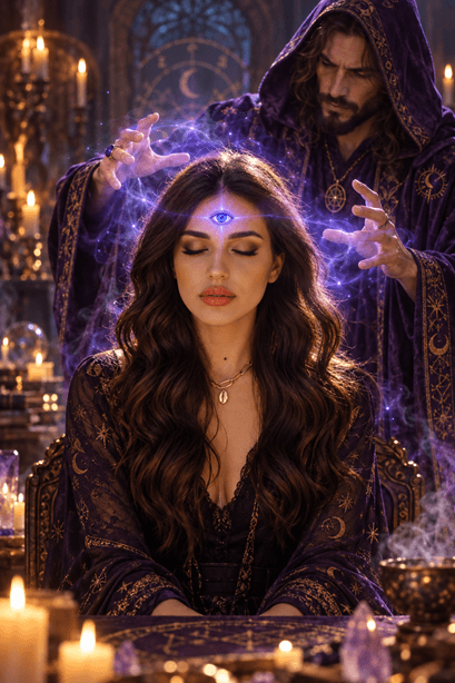 hypnotic shamanism on women for seduction woman hypnotized by a hypnotic shaman